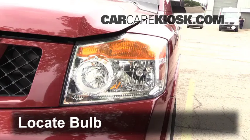 2009 Nissan Armada SE 5.6L V8 FlexFuel Luces Faro delantero (reemplazar foco)